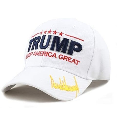 Baseball Caps Original Exclusive Donald Trump 2020" Keep America Great/Make America Great Again 3D Signature Cap - C818I6TMQ4...