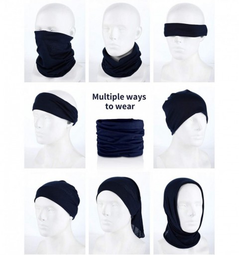 Balaclavas 12 Pieces Fleece Headband Seamless Head Wrap Unisex Bandana Neck Gaiter Summer Face Cover - CE192A49N07 $17.49
