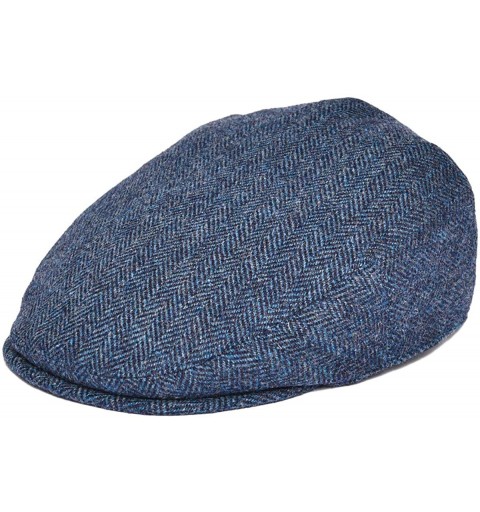 Newsboy Caps Men's 100% Wool Flat Cap Classic Irish Ivy Newsboy Hat - Navy - CH196GU6WWK $28.64