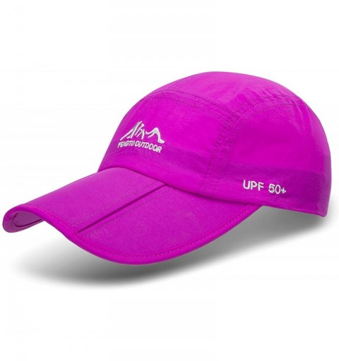 Sun Hats Summer Baseball Cap with Bill Quick Dry Mesh Back UPF50 Portable Sun Hats - CY182KEZ23O $15.37