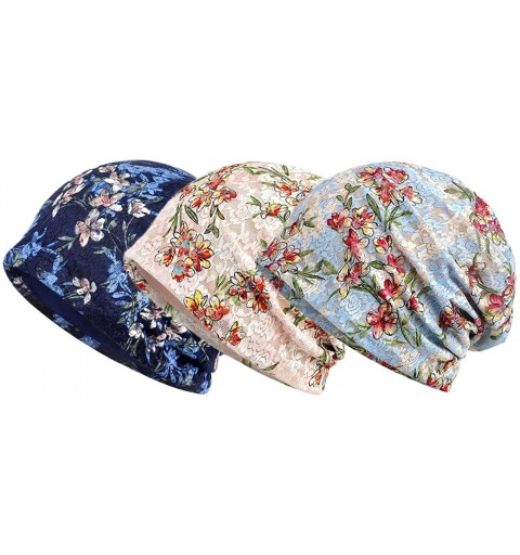 Skullies & Beanies 3 Pack Women's Slouchy Chemo Hat for Cancer Patient (Set 1) - CC18D42EKZ2 $20.35