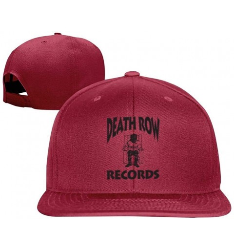 Baseball Caps Baseball Cap Death Row Records Outdoor Wild Hat Adjustable Trucker Hat - Red - CA18OWE6IAX $16.36