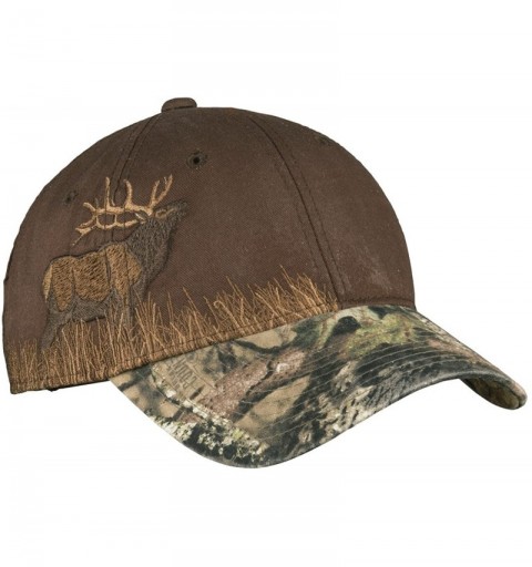Baseball Caps Men's Embroidered - Mossy Oak/Break-up Country/Chocolate/Elk - CB1260AM7A9 $15.75