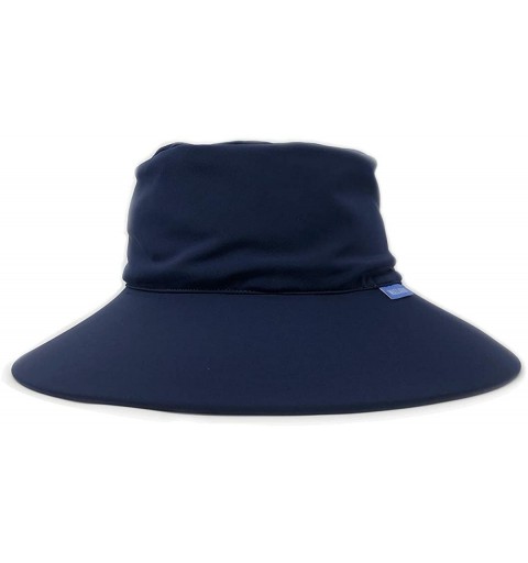 Sun Hats Women's Aqua Hat - UPF 50+- Ready for Adventure- Designed in Australia. - Navy - CH18M46COCY $41.36