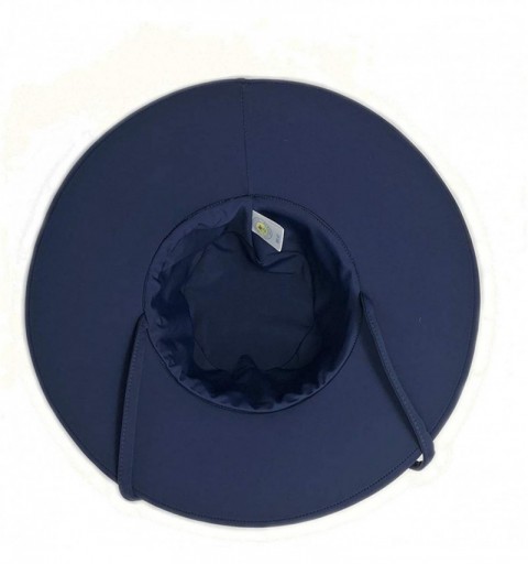 Sun Hats Women's Aqua Hat - UPF 50+- Ready for Adventure- Designed in Australia. - Navy - CH18M46COCY $41.36