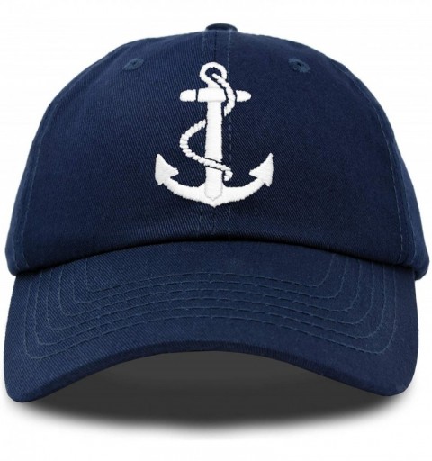 Baseball Caps Anchor Hat Sailing Baseball Cap Women Beach Gift Boating Yacht - Navy Blue - CK18WI2XEZZ $15.71