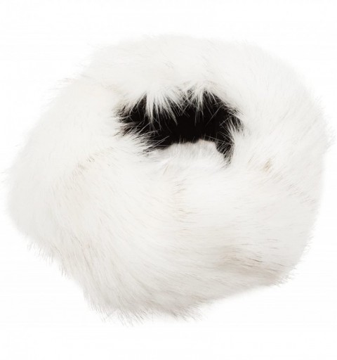 Cold Weather Headbands Women Faux Fur Stretch Earwarmer Earmuff Headband- White - CS188T2Y7GD $11.31