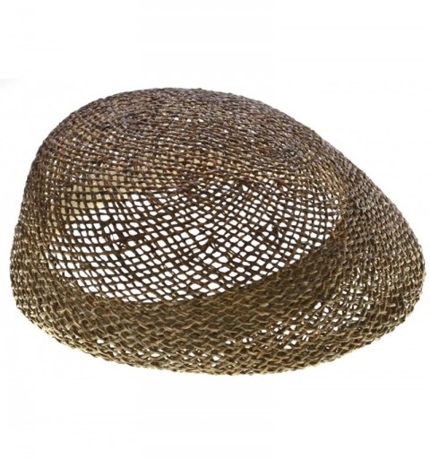 Newsboy Caps Men's Twisted Seagrass Ivy Straw Cap Hat - CI12CAFMX0X $30.91