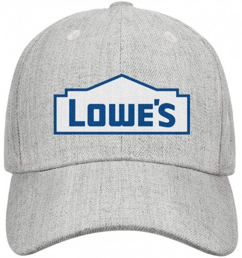 Baseball Caps Unisex Lowe's-Logo-Blue- Designer Cap Trucker Hat - Grey-24 - CU18O77CE7Y $21.98