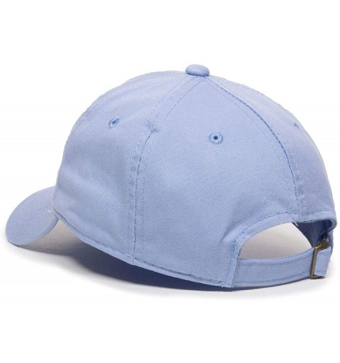 Baseball Caps Balance Dad Baseball Cap Embroidered Cotton Adjustable Dad Hat - Light Blue - C318Z9ULMUI $12.17