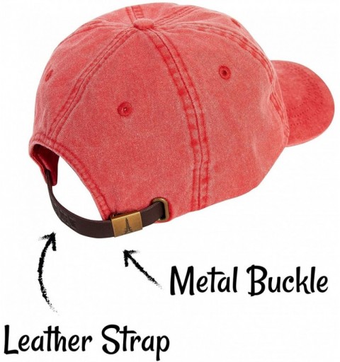 Baseball Caps Sigma (N) Sorority Baseball Hat Cap Cursive Name Font Adjustable Leather Strap Sig Kap - Red - CO18S06ZWXW $22.62
