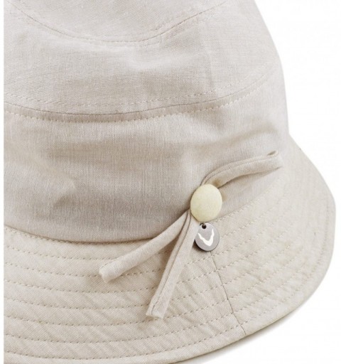Bucket Hats Light Weight Packable Women's Wide Brim Sun Bucket Hat - Sophie-khaki - CJ18GQT4YNH $13.72