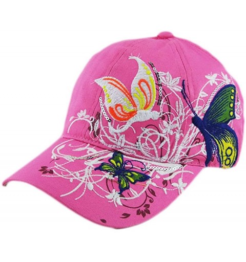 Baseball Caps 2019 Baseball Hat New Women Embroidered Baseball Cap Summer Style Lady Fashion Hats - Rose - C6183O7U4TQ $13.00