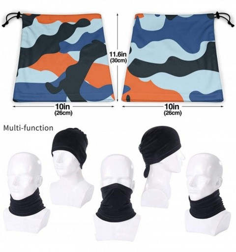 Balaclavas Neck Gaiter Face Cover Scarf Balaclava Lightweight Breathable Fishing Running Cycling (Pattern Design Flower) - CL...