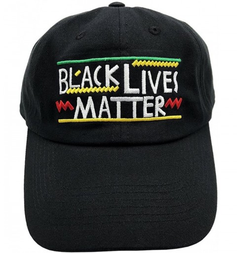 Baseball Caps Black Lives Matter Baseabll Cap Dad Hat Embroidered Hat 6 Plain Cap Cotton Hats - CW18NKEANTX $12.91