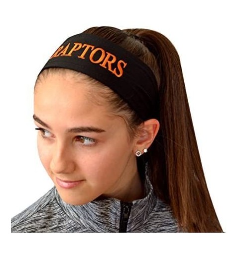 Headbands Volleyball TIE Back Moisture Wicking Headband Personalized with The Embroidered Name of Your Choice - CP12NZ7L5NA $...