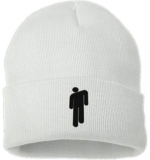 Skullies & Beanies Beanie Boos Knit Hat Trendy Stretchy Cap for Men Women - White - CZ192HM90KN $18.13