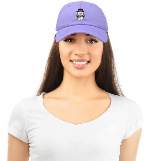 Baseball Caps Cute Snowman Hat Ladies Womens Baseball Cap - Lavender - CY18ZYCHX0A $12.98