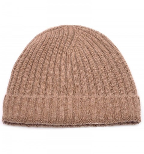 Skullies & Beanies Pure 100% Cashmere Beanie for Men- Warm Soft Mens Cashmere Hat in a Gift Box - Toasted Nut - CY18A2CDZ6K $...