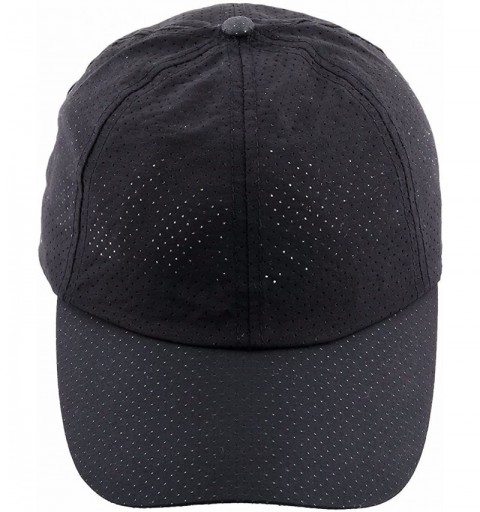 Baseball Caps Unisex Baseball Cap-Lightweight Breathable Running Quick Dry Sport Hat - C-style 1 Black - CH1802WMEW2 $13.49