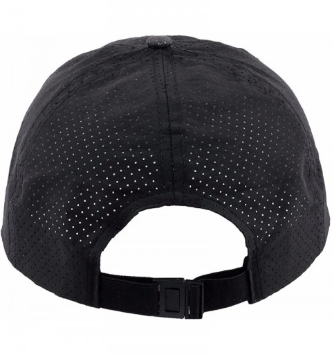 Baseball Caps Unisex Baseball Cap-Lightweight Breathable Running Quick Dry Sport Hat - C-style 1 Black - CH1802WMEW2 $13.49