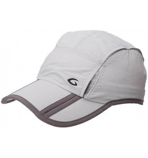 Baseball Caps Mens UPF50 Quick-Dry Baseball Cap Foldable Brim Free-Size Sun Hat Unisex - 89056_lightgray - C017Z6HRKAY $13.55