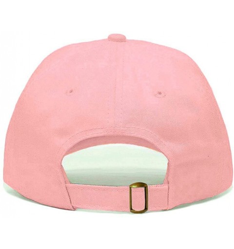 Baseball Caps Baseball Embroidered Unstructured Adjustable Multiple - Light Pink - CG187O84G8A $20.78