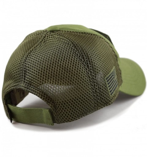 Baseball Caps Cotton & Pigment Low Profile Tactical Operator USA Flag Patch Military Army Cap - Usa- Olive - C51836KSW0Q $14.97