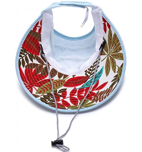 Sun Hats Sun Hats Wide Brim UV Protection Beach Packable Visor Summer Adjustable Cap - Pink - CN18DDGXQGX $9.70