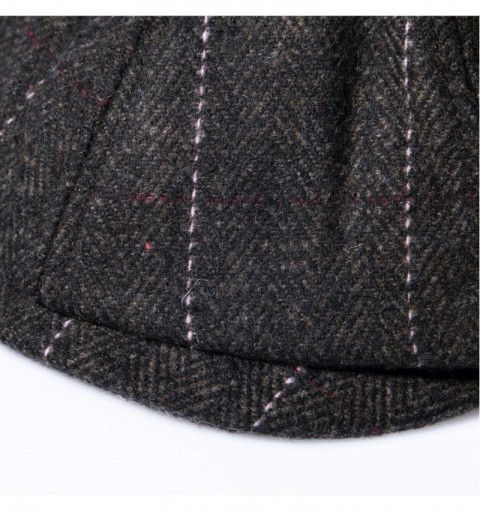 Newsboy Caps 1-2 Pack Newsboy Hats for Men Classic 8 Panel Wool Blend Applejack Gatsby Peaky Blinders Ivy Hat - CB18W8OI9SO $...