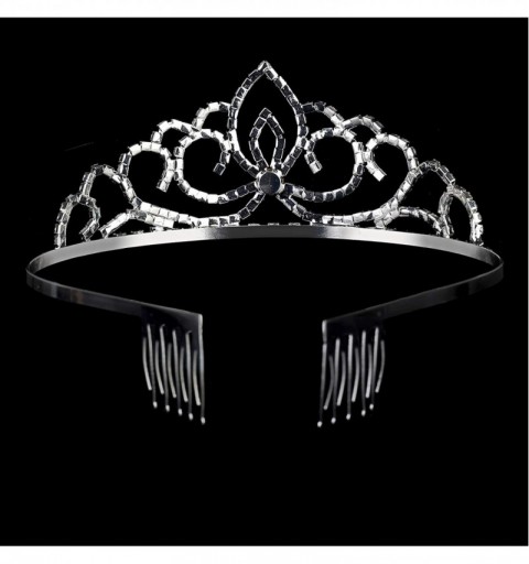 Headbands Tiaras Crown Comb Rhinestone Crown for Bridal for Girl Women Decoration on Birthday Wedding Party Prom Silver - CB1...