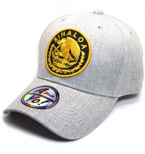 Baseball Caps Mexican hat Mexico Federal Logo Embroidered Curved Baseball Cap AYO6027 - Sinaloa - CQ18GKN55LA $14.46