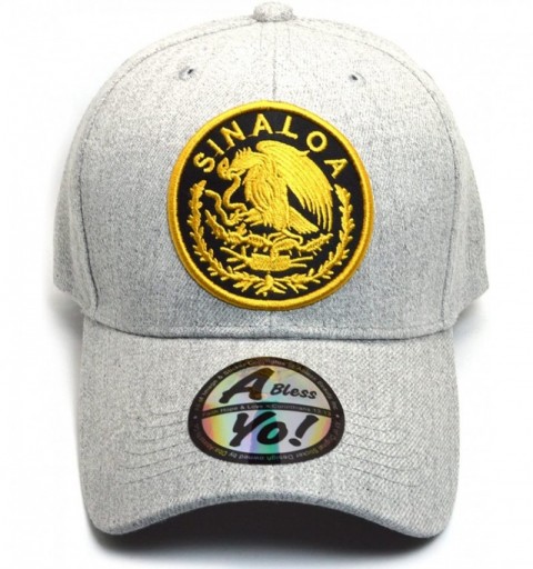 Baseball Caps Mexican hat Mexico Federal Logo Embroidered Curved Baseball Cap AYO6027 - Sinaloa - CQ18GKN55LA $14.46