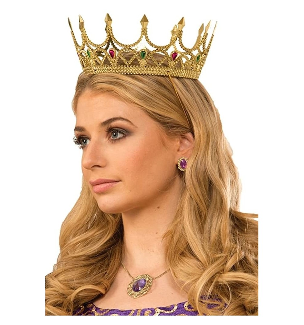 Headbands Royal Queen Crown - Silver - Gold - CW12CHX2AZB $12.22