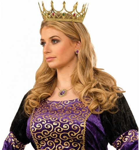 Headbands Royal Queen Crown - Silver - Gold - CW12CHX2AZB $12.22