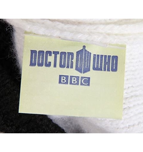 Skullies & Beanies Men's Doctor Who Dalek Beanie - White- Black- Grey - CV11F8A2NE9 $9.23