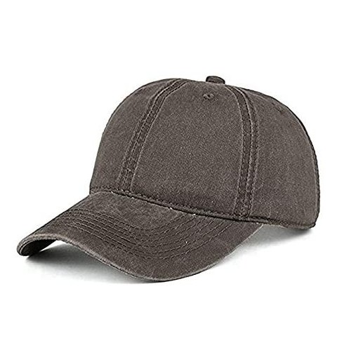 Baseball Caps Custom Cowboy Hat DIY Baseball Cap Outdoor Visor Hat Trucker Cap(Adjusted/Black/Adult) - Coffee - CB18G697S2Z $...