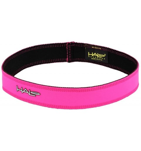 Headbands Sweatband Slim- 1" - Bright Pink - CG12IS8RYV5 $23.51