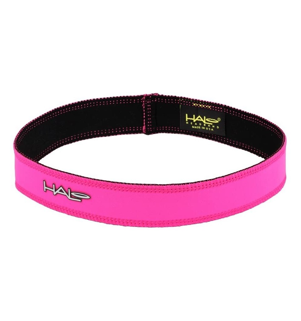 Headbands Sweatband Slim- 1" - Bright Pink - CG12IS8RYV5 $10.03