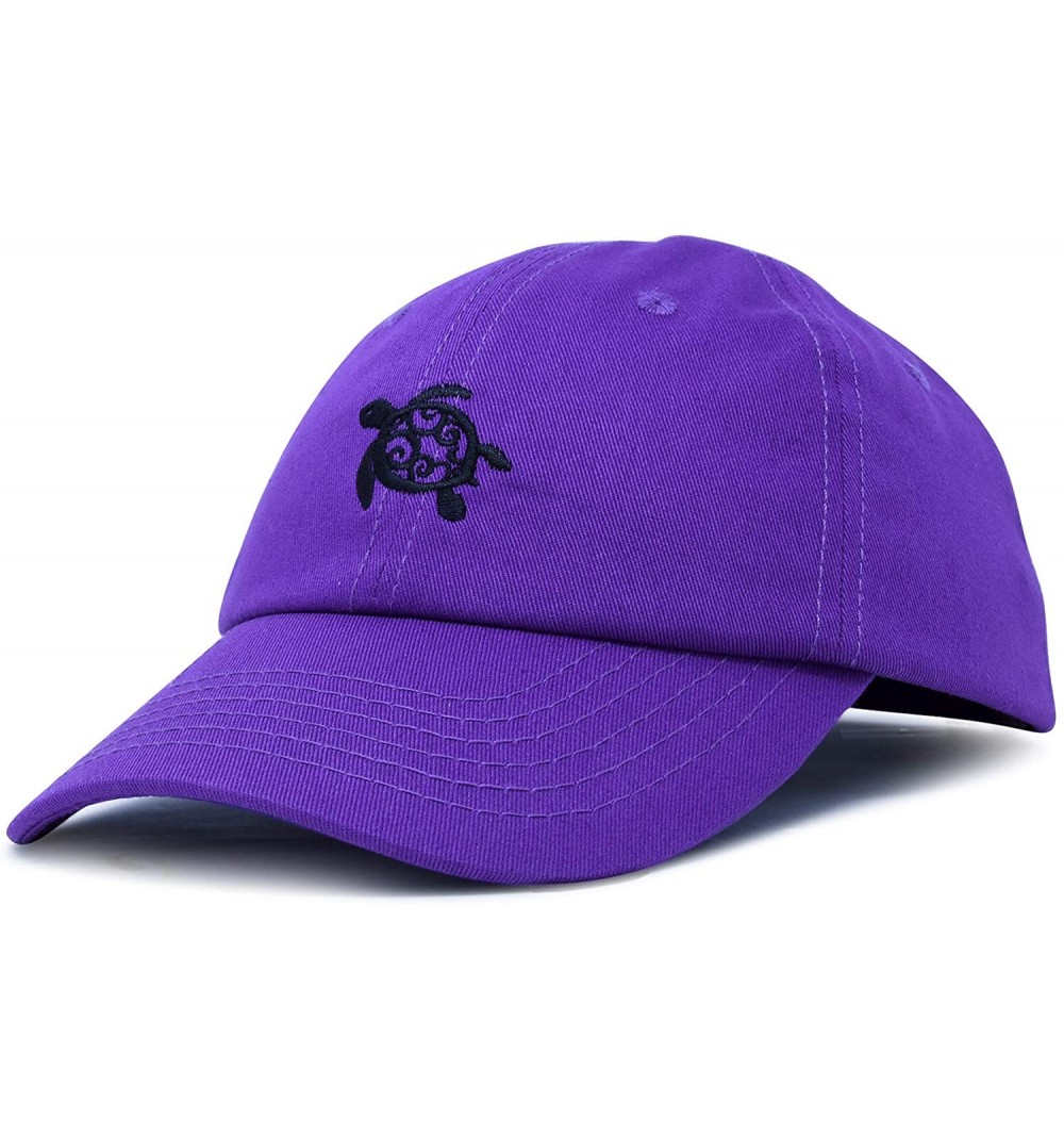 Baseball Caps Turtle Hat Nature Womens Baseball Cap - Purple - CU18M9THMHI $15.00