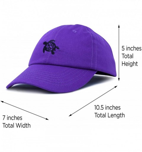 Baseball Caps Turtle Hat Nature Womens Baseball Cap - Purple - CU18M9THMHI $15.00