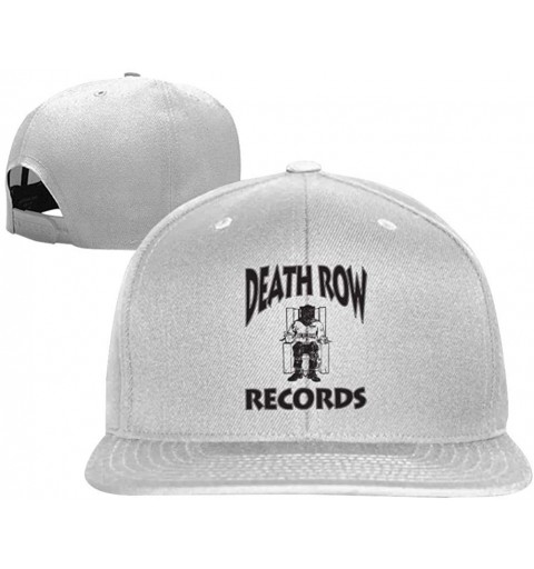 Baseball Caps Baseball Cap Death Row Records Outdoor Wild Hat Adjustable Trucker Hat - White - CO18OWDTXT4 $26.48