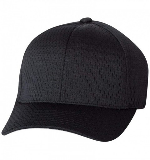 Baseball Caps Athletic Mesh Cap - 6777 - Black - CC11H7OD24F $8.01
