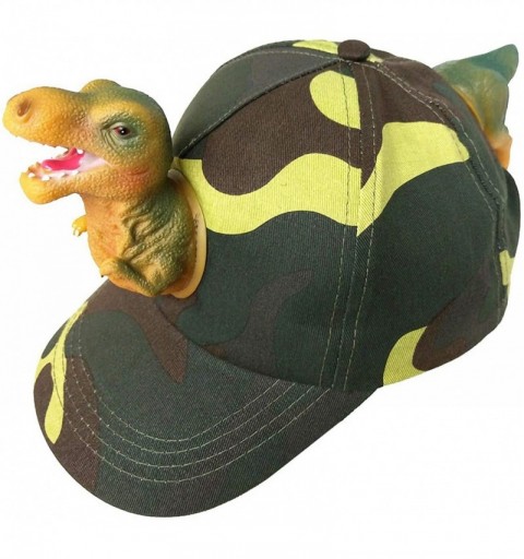 Baseball Caps Fierce Dinosaur Children's Sun Protection Casual Baseball Adjustable Hat Cap - Dinosaur - CM1833RTT62 $15.45