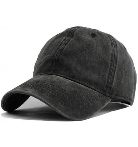 Cowboy Hats Hercvles Plain Adjustable Cowboy Cap Denim Hat for Women and Men - Best Bro2 - CD18ZX6ZSQM $11.55