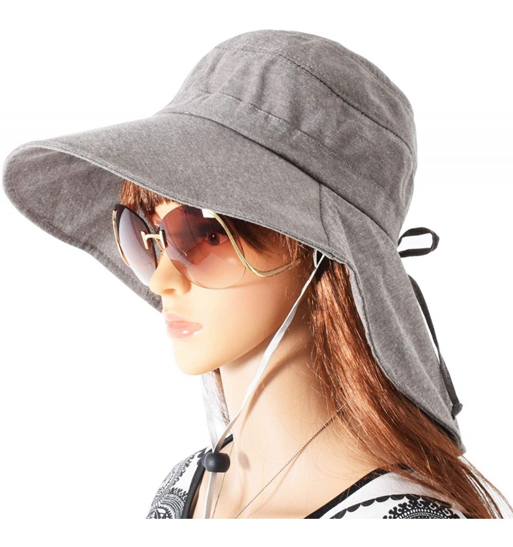 Sun Hats Womens Leisure Solid Colour Sun Hat Sun-Proof for Outdoor Activities - Coffee - CN18QYNS5UW $13.74