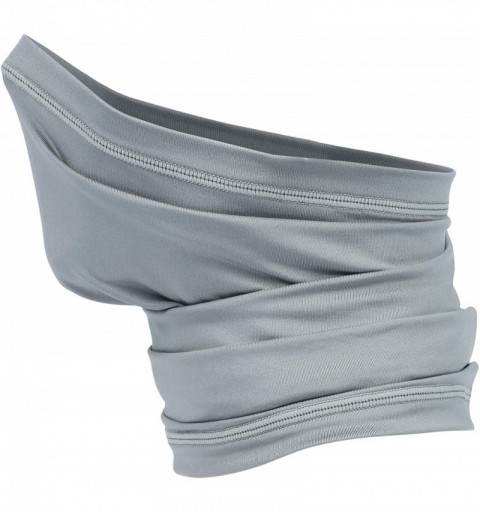 Balaclavas Summer Neck Gaiter Face Scarf/Neck Cover/for Sun Protection Headwear Hear Warp - Light Gray - C9197YDEO0X $9.81