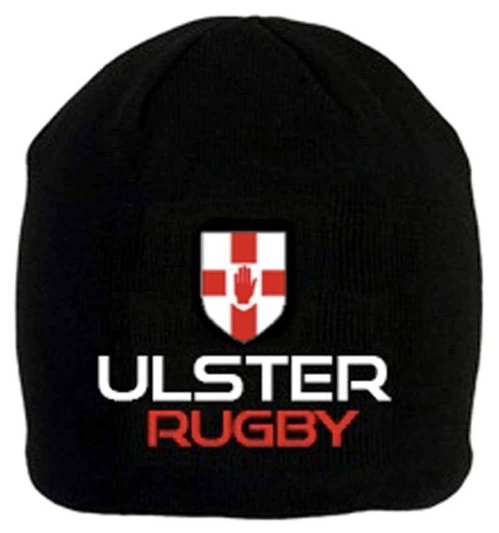 Baseball Caps Men's Ulster Rugby Hat/Beanie - Black - C81282RHFKH $17.41