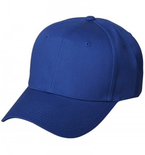 Baseball Caps Profile Twill Caps - Royal - CF111C60A4D $13.25
