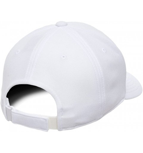 Baseball Caps One Ten Cool & Dry Mini Pique Cap - Water Resistent - Adjustable - 110P - White - CE12LLFMH9V $8.88
